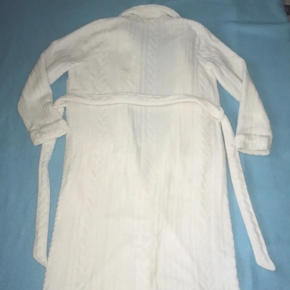 Gilligan & O’Malley sleepwear cozy long sleeve robe 2 pockets belt NEW size M-L - Picture 3 of 10